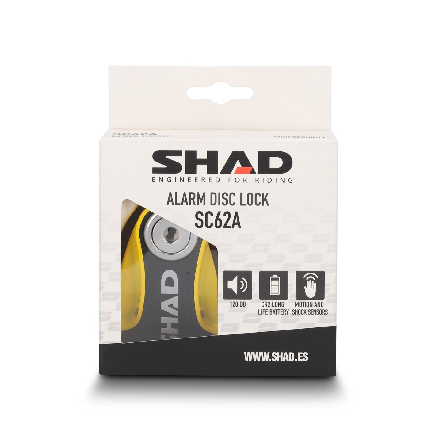 SC62A Disc Lock (Yellow)