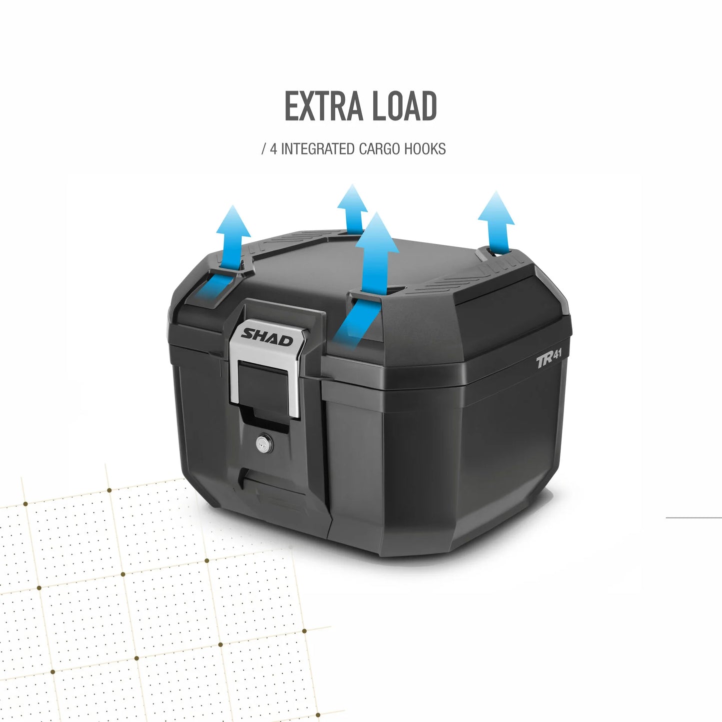TR41 Terra Black Top Case
